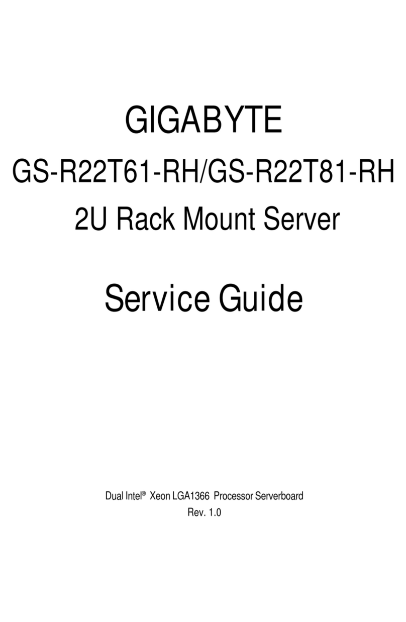 Gigabyte GS-R22T61 User manual