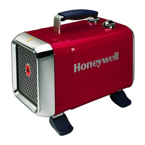 Honeywell HZ-510 - Professional Series Ceramic Heater User manual Honeywell HZ-510 - Professional Series Ceramic Heater User manual