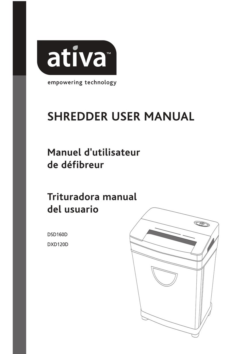 Ativa DSD160D User manual Ativa DSD160D User manual