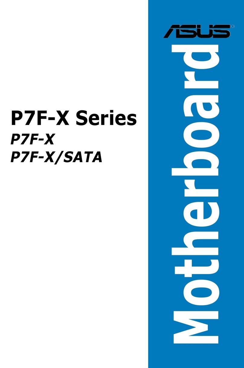 Asus P7F-X SATA User manual