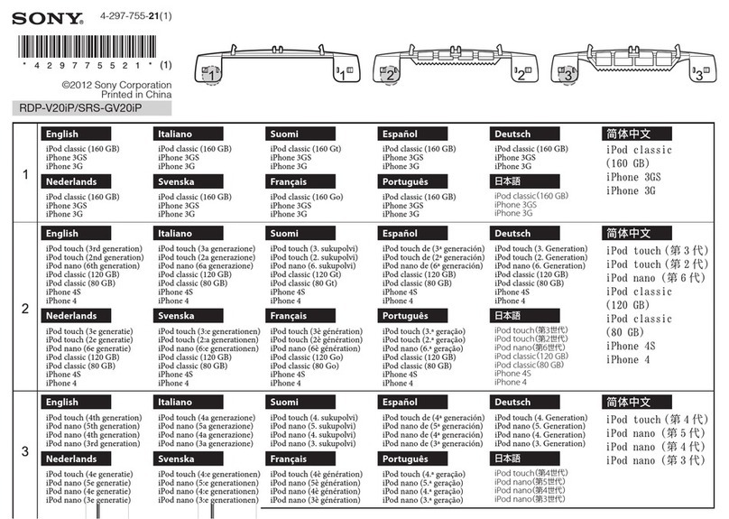Sony RDP-V20iP User manual