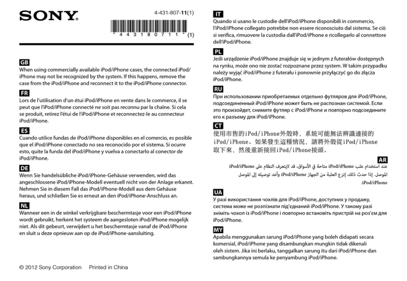 Sony RDH-GTK33iP Using