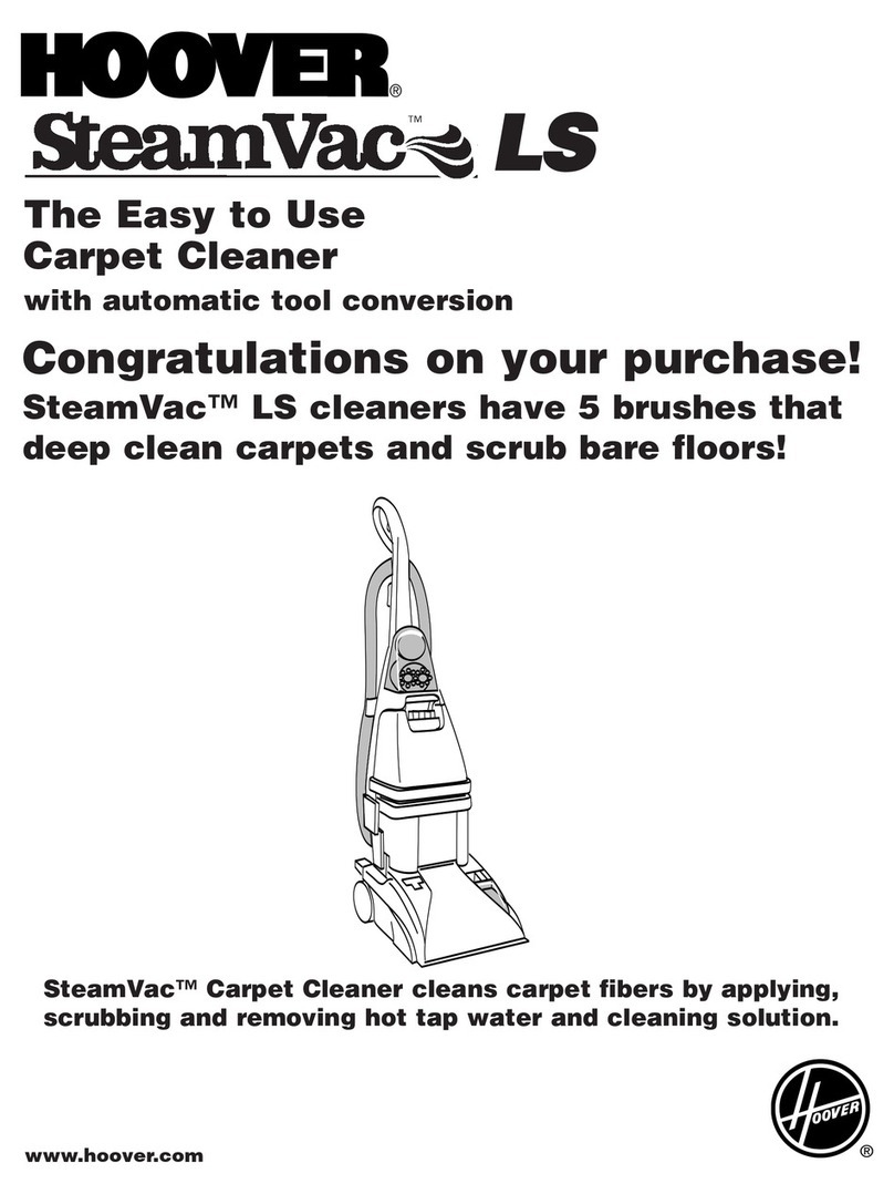 Hoover F5871 owner's manual