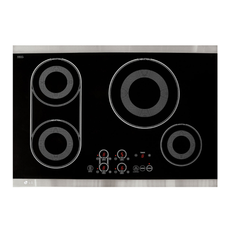 LG LCE30845 - 30in Induction Cooktop User manual LG LCE30845 - 30in Induction Cooktop User manual