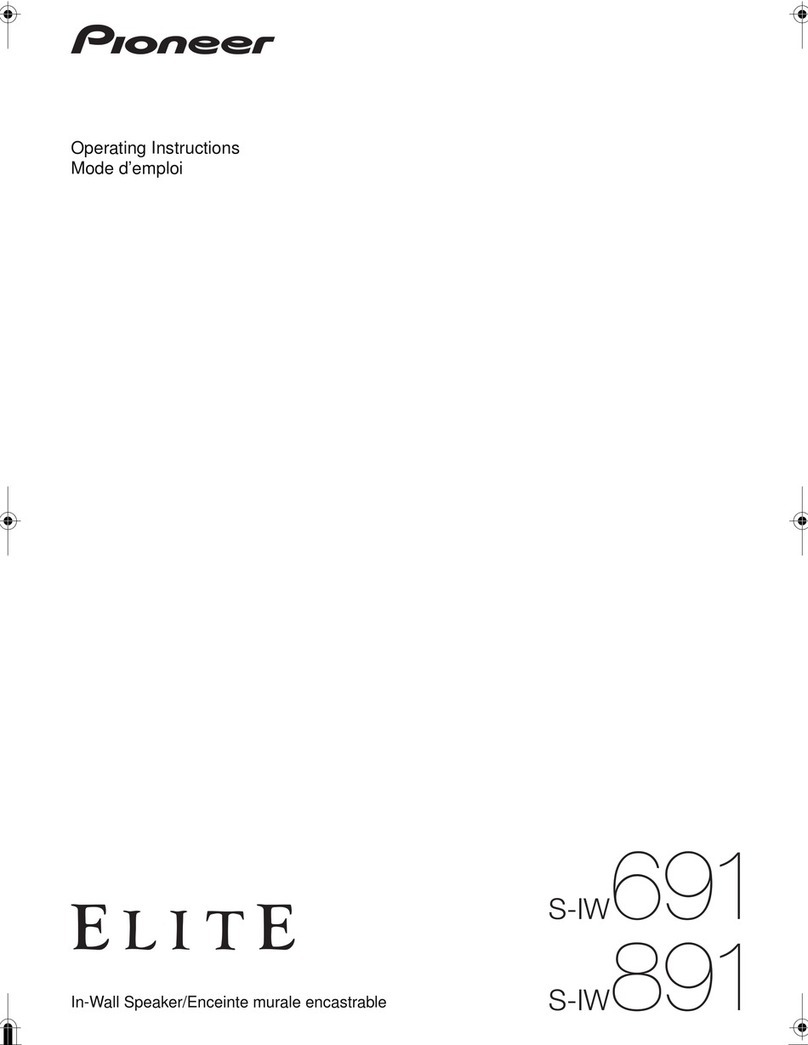 Pioneer Elite S-IW891 User manual