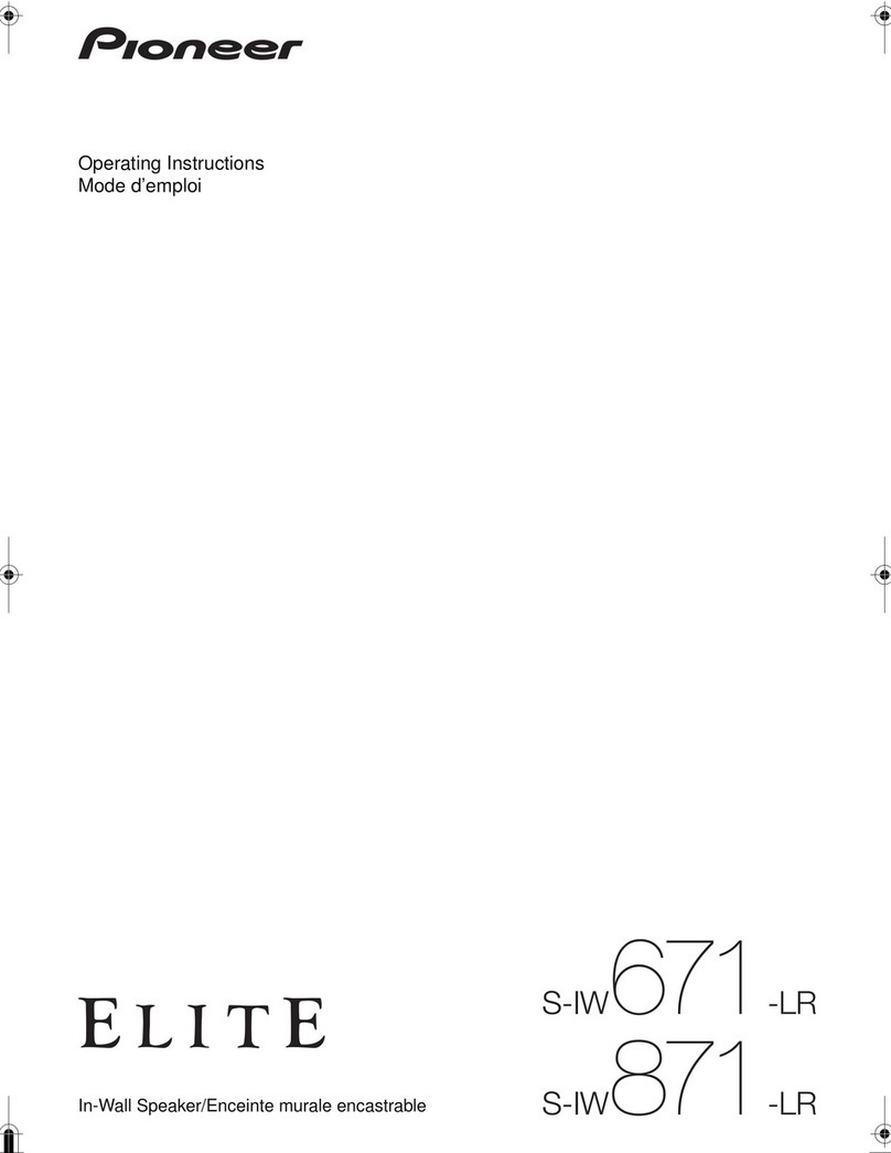 Pioneer Elite S-IW671-LR User manual