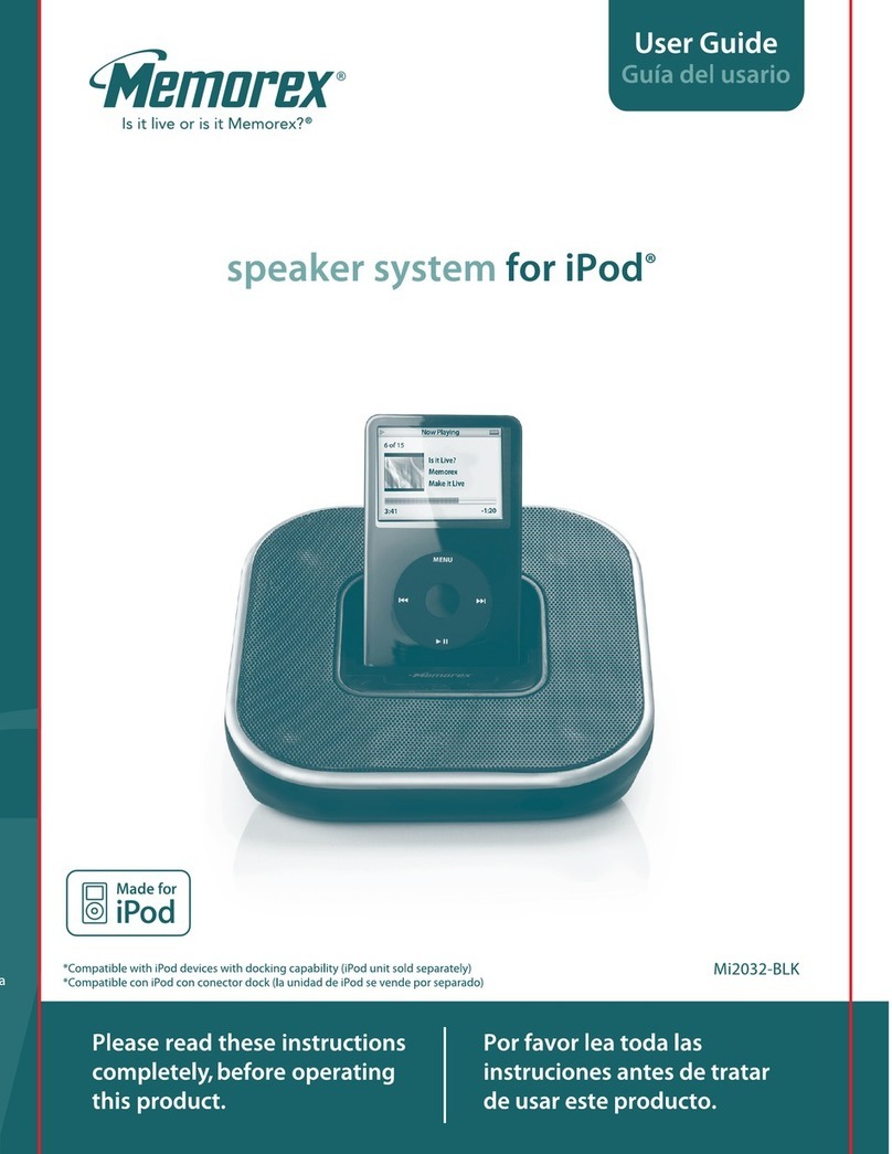 Memorex Mi2032 - Portable Speakers With Digital Player... user guide