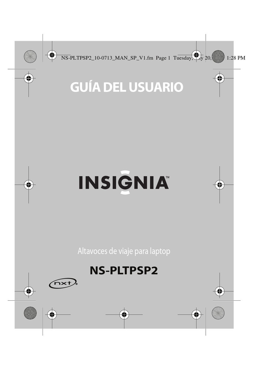 Insignia NS-PLTPSP2 Quick start guide