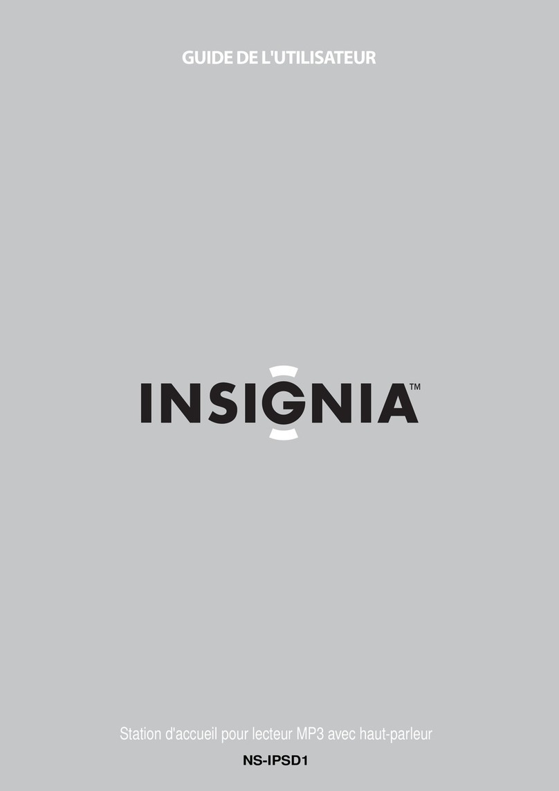 Insignia NS-IPSD1 Quick start guide