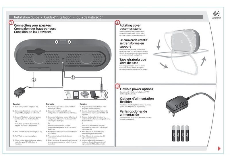 Logitech Mm28 - Portable Speakers User manual Logitech Mm28 - Portable Speakers User manual