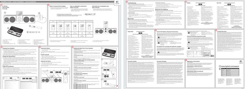 Logitech 984-000005 - Pure-Fi Anywhere Compact... User manual Logitech 984-000005 - Pure-Fi Anywhere Compact... User manual