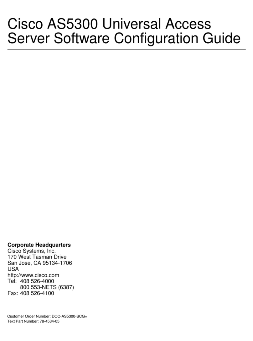 Cisco AS5300-96VOIP-A User manual