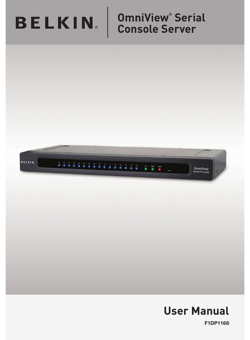 Belkin OmniView F1DP116S User manual