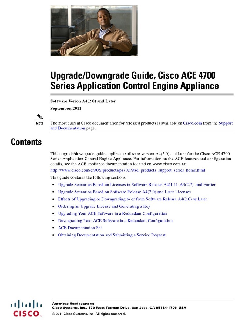 Cisco ACE-4710-1F-K9 User manual
