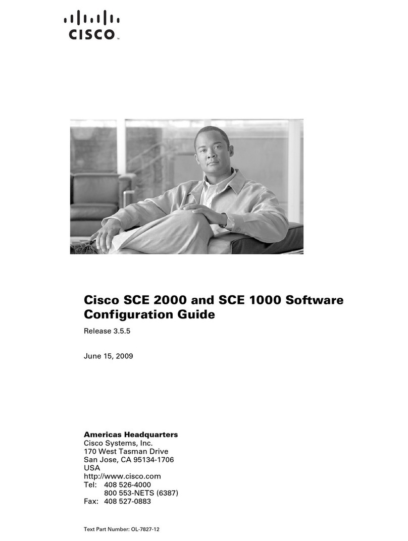 Cisco SCE2020-4XGBE-SM User manual