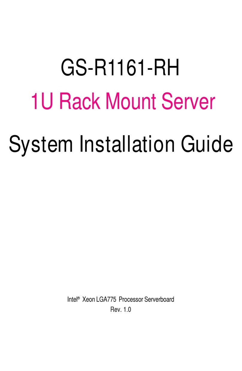 Gigabyte GS-R1161-RH System installation guide