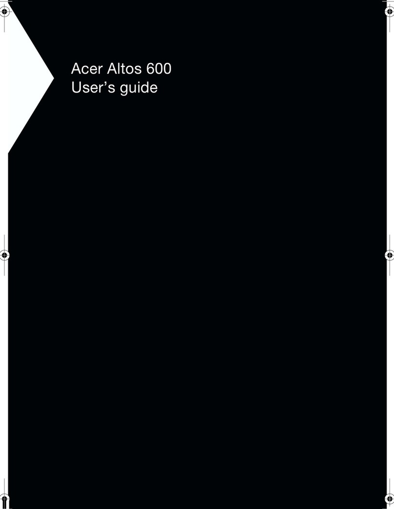 Acer Altos 600E User manual