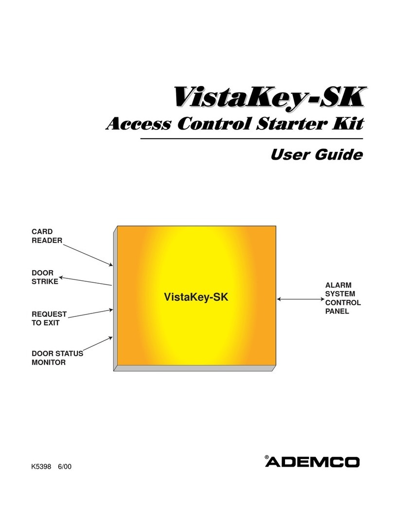 ADEMCO VISTAKEY user guide