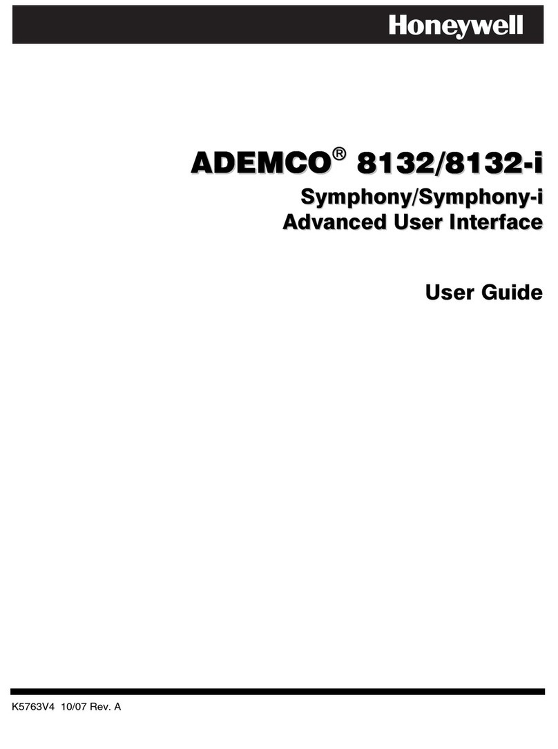 Honeywell Ademco 8132-i User manual