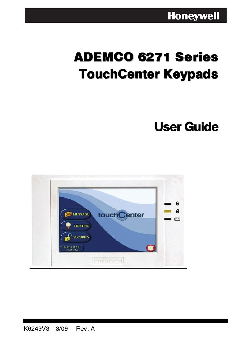 Honeywell ADEMCO 6271CV User manual