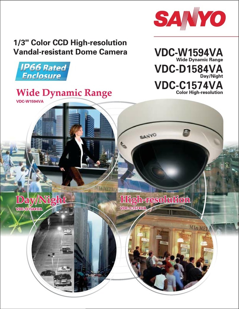 Sanyo VDC-C1574VA - CCTV Camera User manual