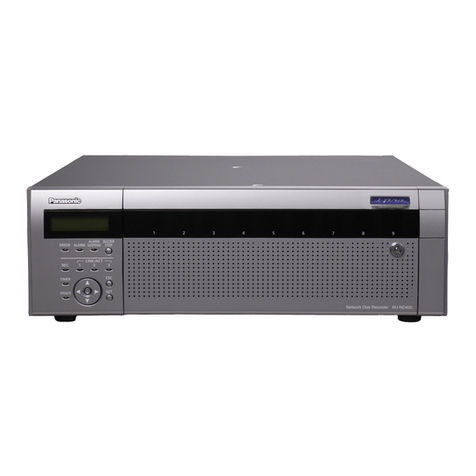 Panasonic WJND400 - NETWORK DISK RECORDER User manual