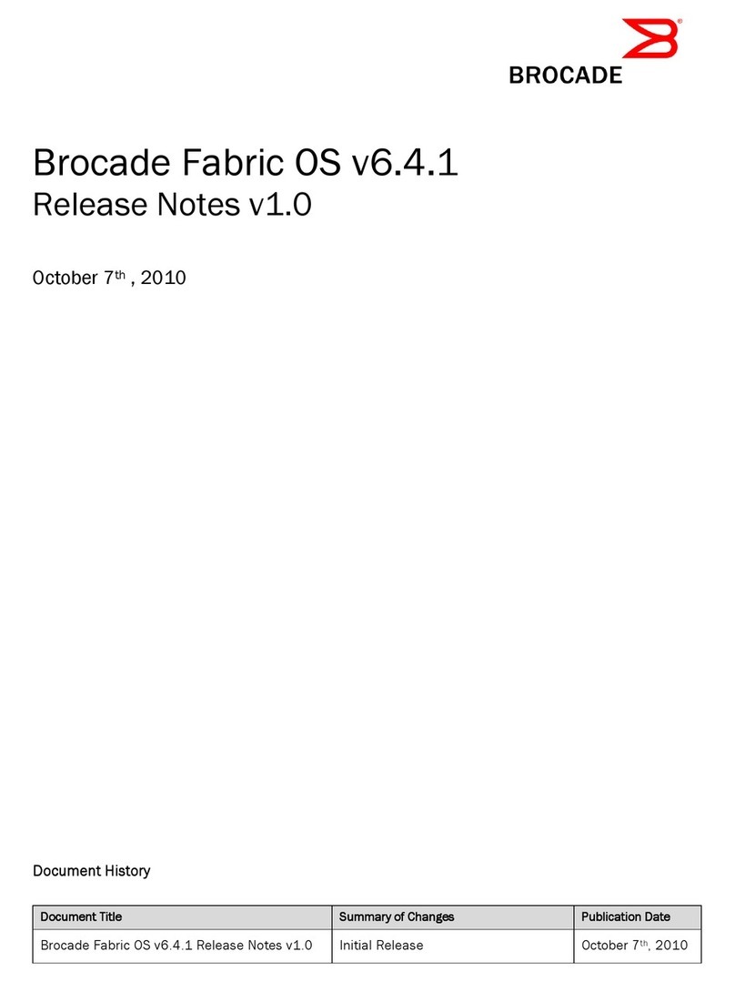 Brocade Communications Systems 8 release note