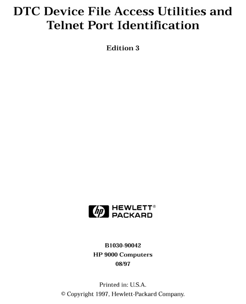HP 800 Series User manual