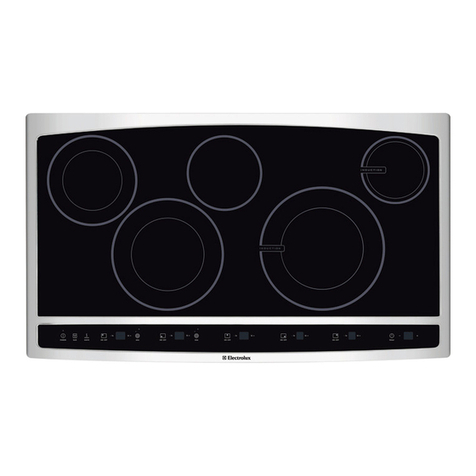 Electrolux EW36CC55GW - 36in Electric Cooktop Manual