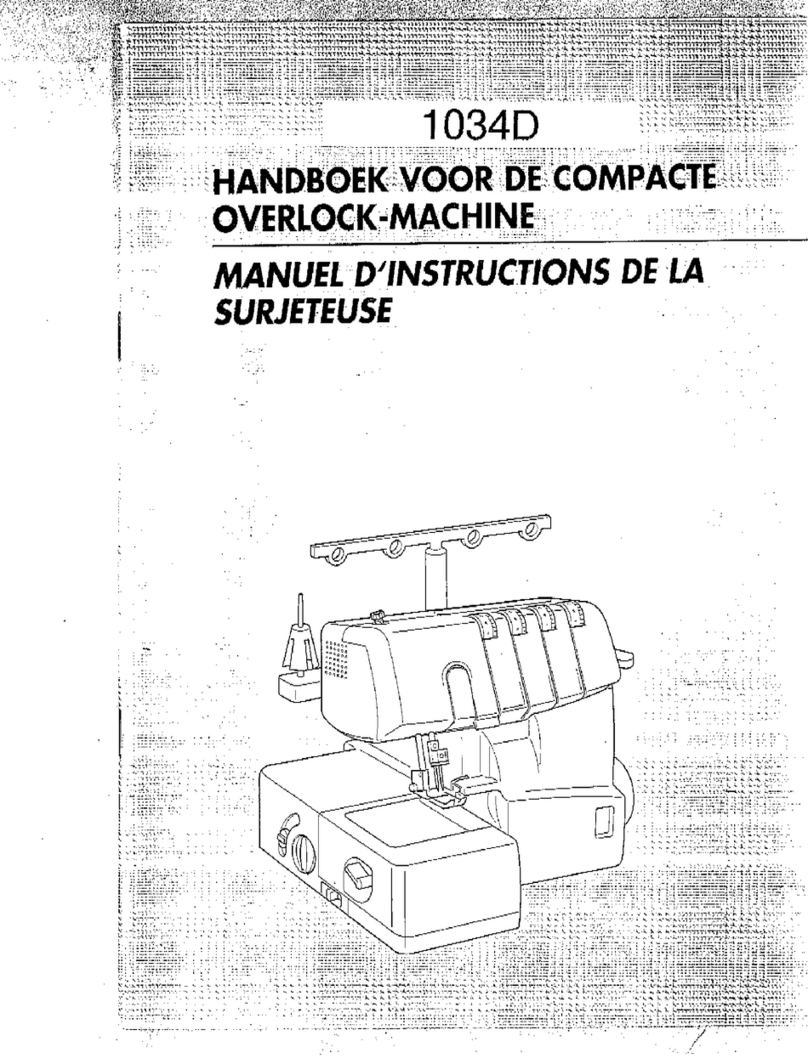 Brother Serger 1034D Instruction Manual