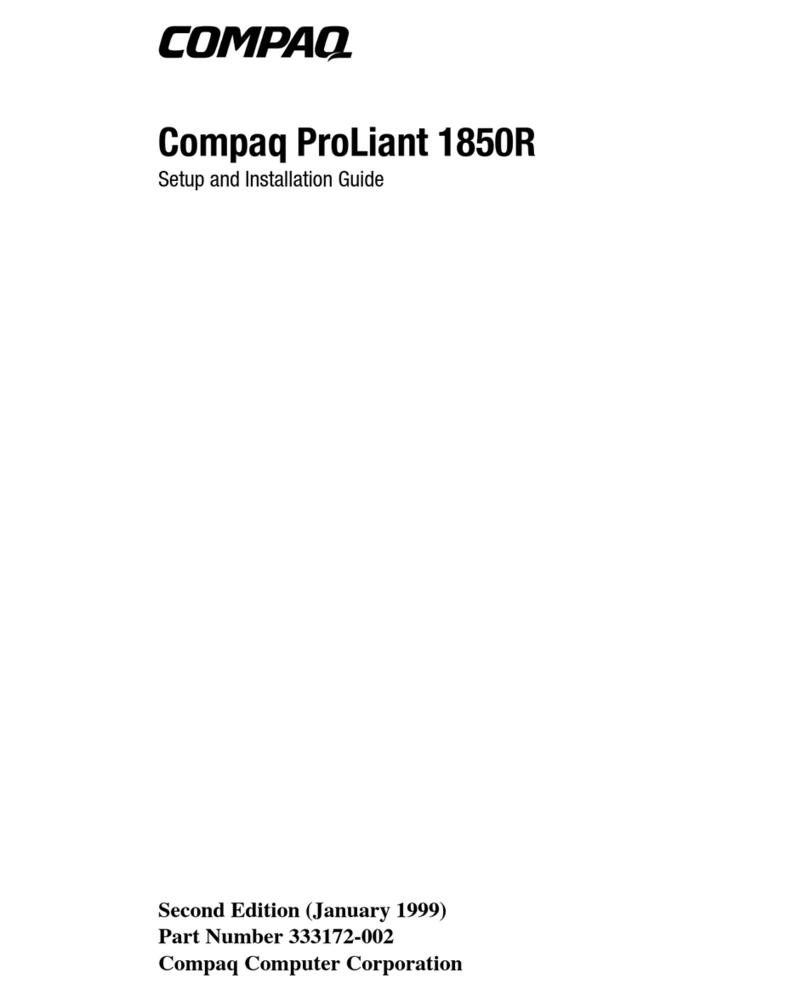 Compaq 1850R - ProLiant - 128 MB RAM Operating and safety instructions