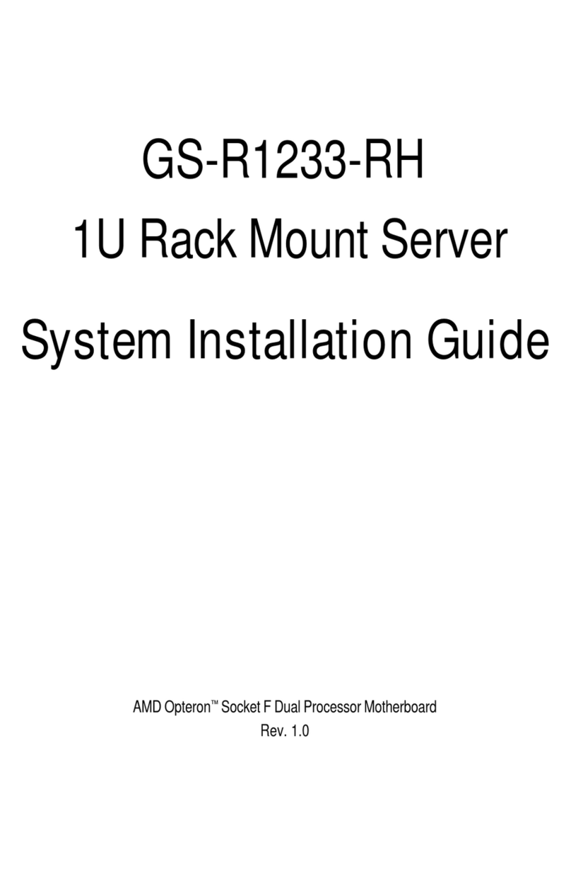 Gigabyte GS-R1233-RH User guide