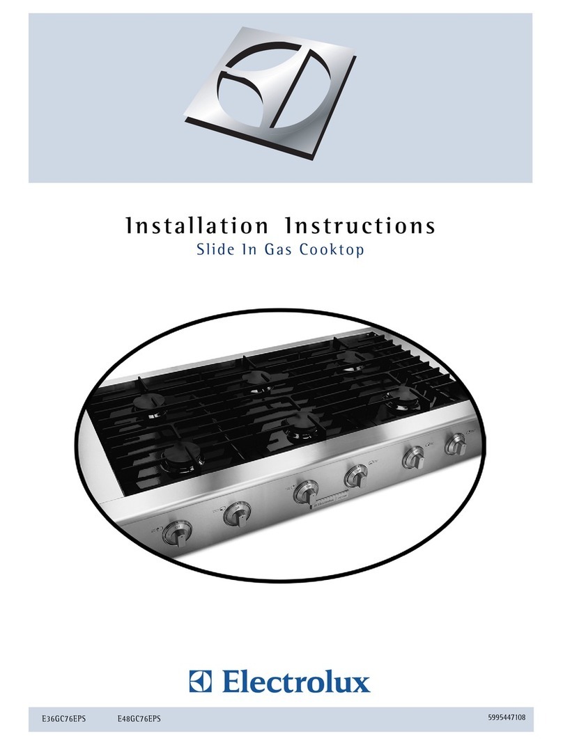Electrolux E48GC76EPS - 48" Sealed Burner Slide-In Gas... User manual