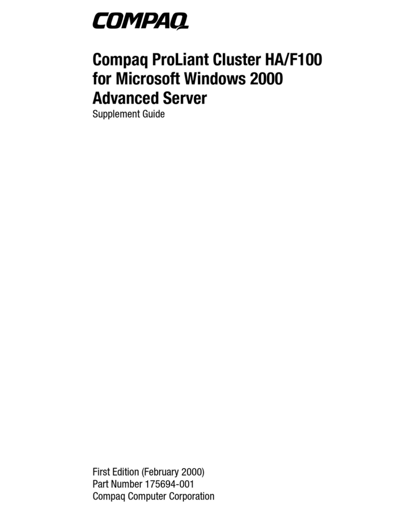 Compaq ProLiant 1600 Owner's manual