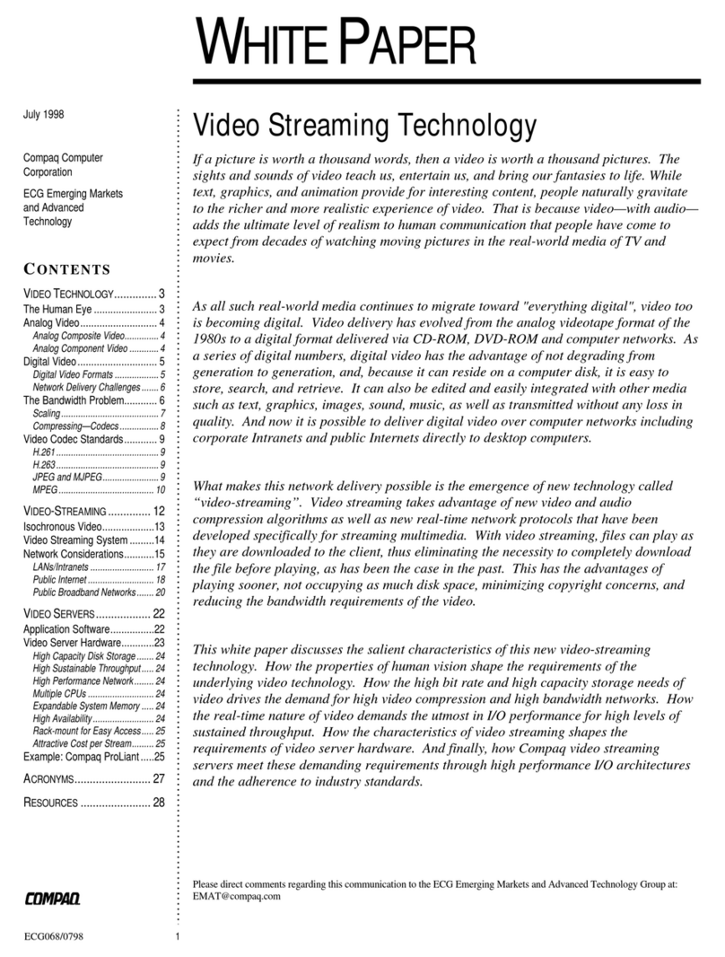 Compaq ProLiant 1600 Quick reference guide