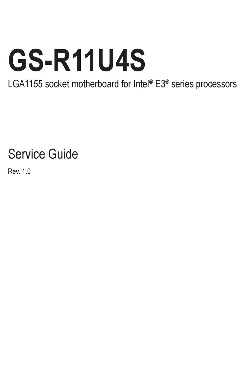 Gigabyte GS-R11U4S User manual Gigabyte GS-R11U4S User manual