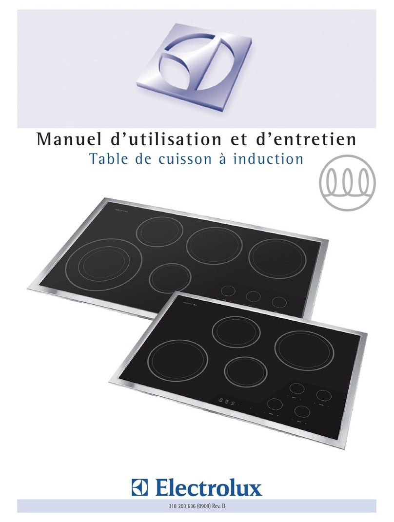 Electrolux EW30IC60IS - 30" Induction Cooktop Service manual Electrolux EW30IC60IS - 30" Induction Cooktop Service manual