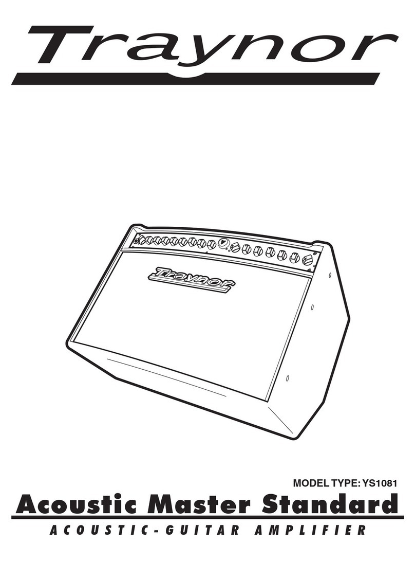 Traynor YS1081 instruction manual