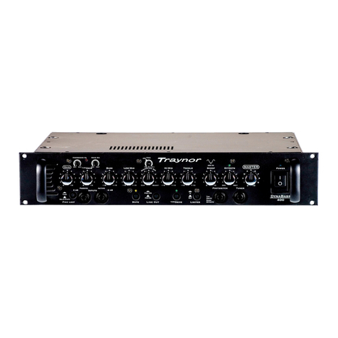 Traynor DYNABASS 400 User manual