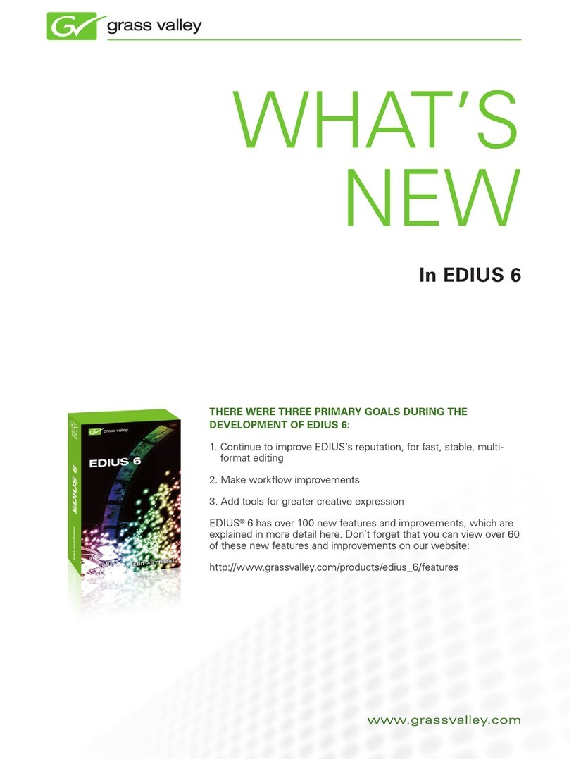 GRASS VALLEY EDIUS 6 User manual