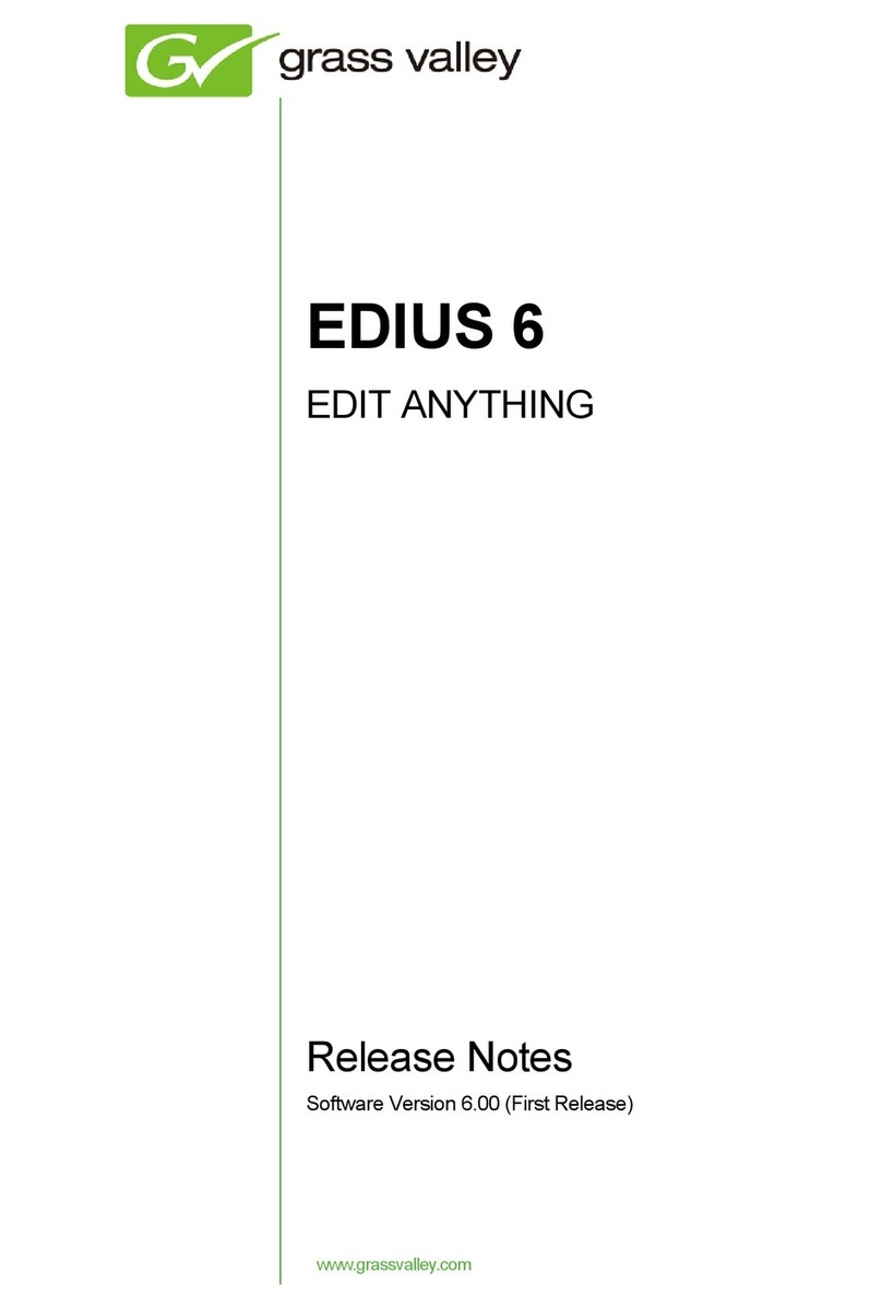 GRASS VALLEY EDIUS 6 Instruction Manual