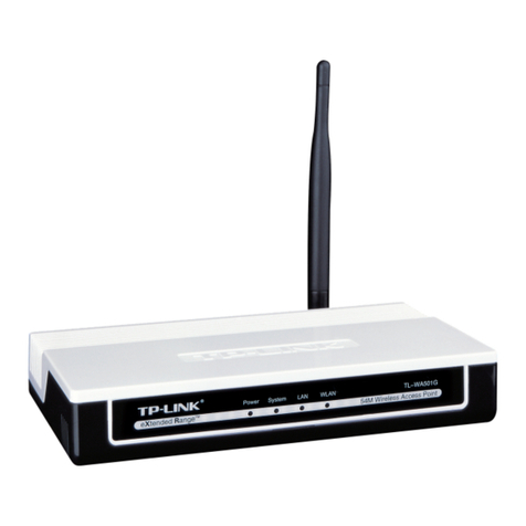 TP-Link 54Mbps Wireless Access Point TL-WA501G user guide