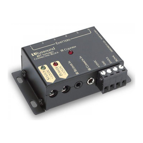 Russound 857 User manual