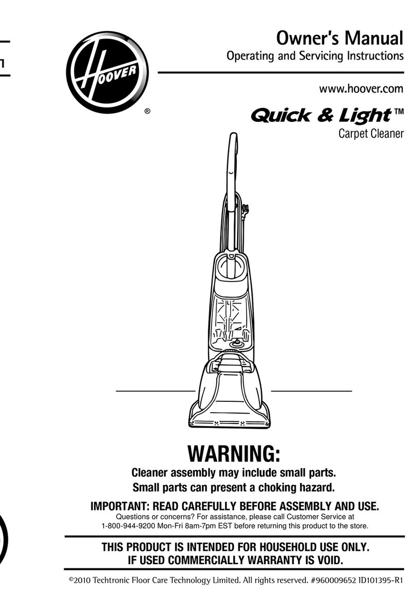 Hoover FH50 User manual