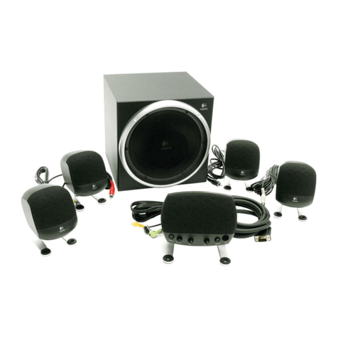 Logitech 9700730403 - Z-640 6 Speaker Surround Sound... User manual Logitech 9700730403 - Z-640 6 Speaker Surround Sound... User manual