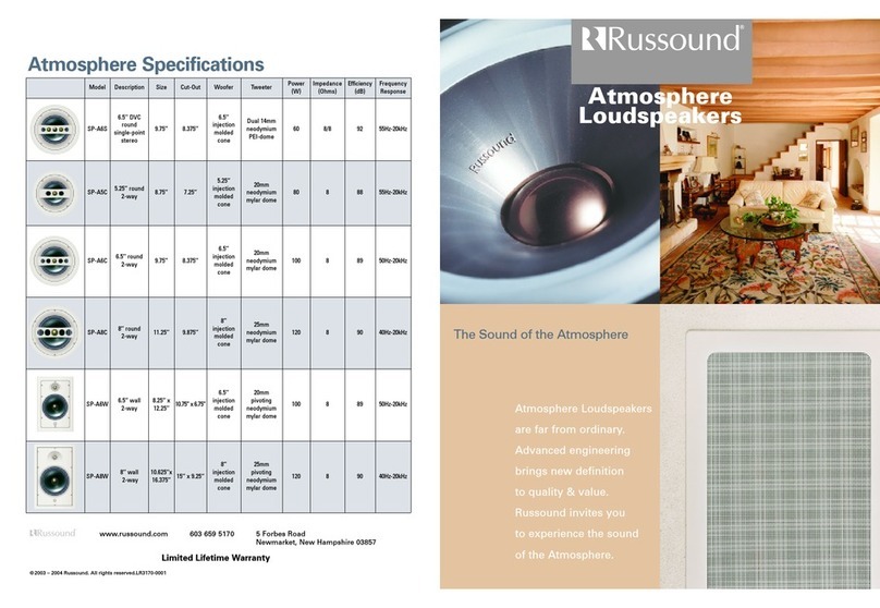 Russound ATMOSPHERE - brochure