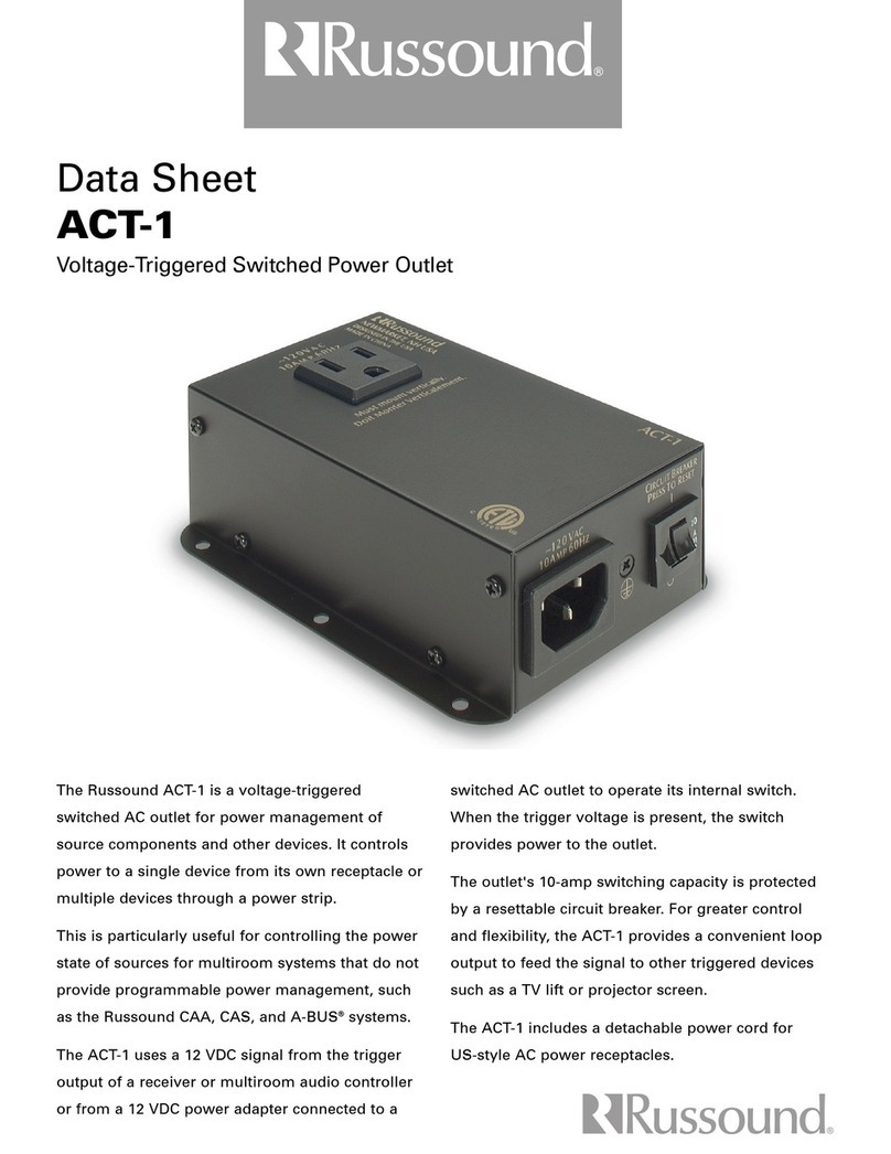 Russound ACT-1 User manual
