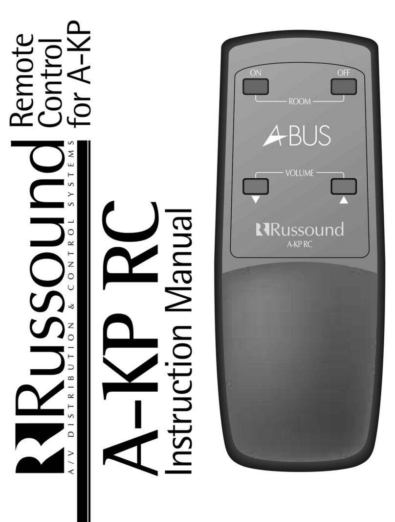 Russound A-KP RC manual