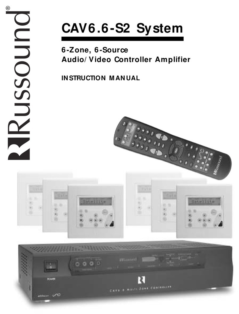 Russound CAV66 2 User manual