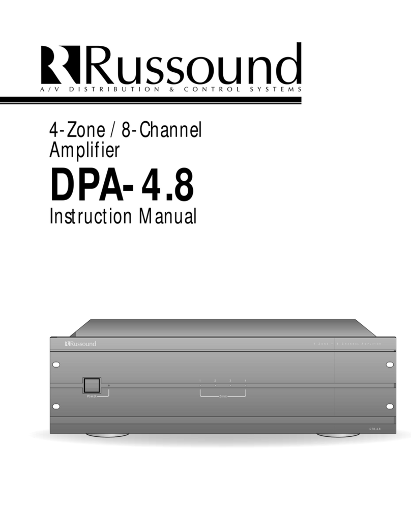 Russound DPA-4.8 instruction manual